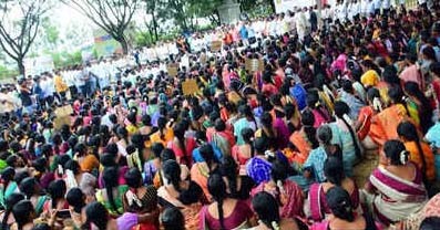 Protesters Demand Probe Into Dharmasthala Defamation Plot