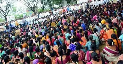 Protesters Demand Probe Into Dharmasthala Defamation Plot