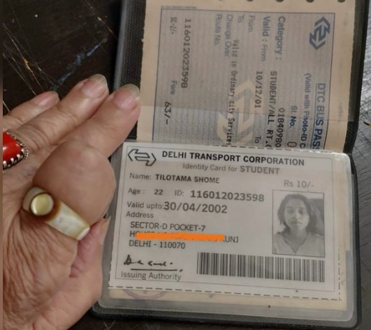 Old bus pass reminds actress of her roots