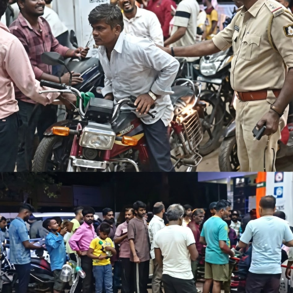 Fuel Shortage Panic Grips Dharwad as Residents Rush to Petrol Pumps
