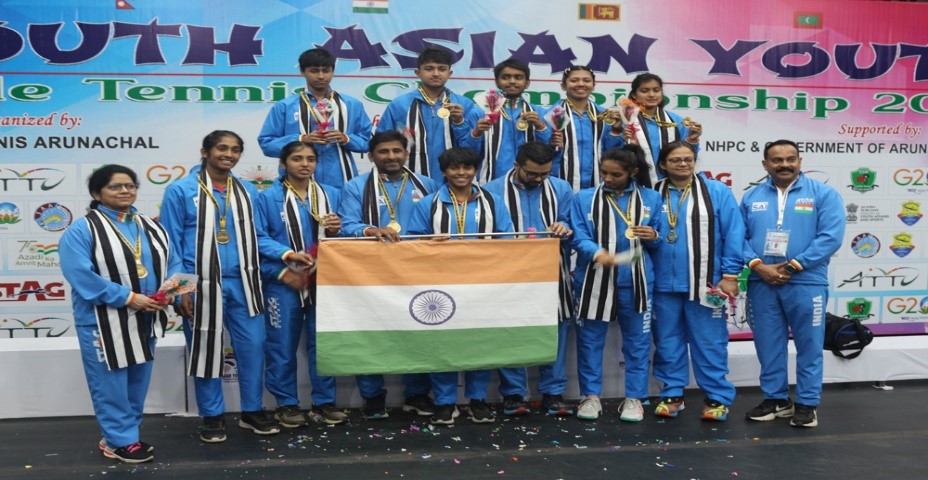 India sweeps 13 golds at youth table tennis