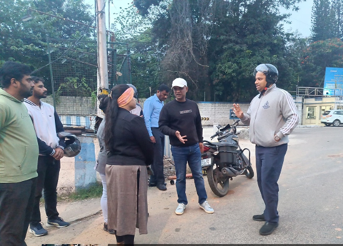 Bengaluru West Commissioner inspects city roads