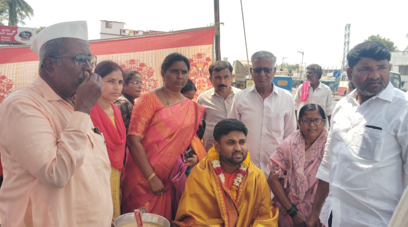 Food donation held during Siddalingeshwar Jatra