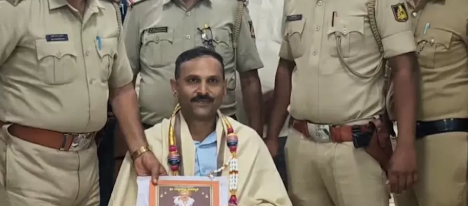 Hubballi Police Bid Farewell to Jagadish Mattigatti