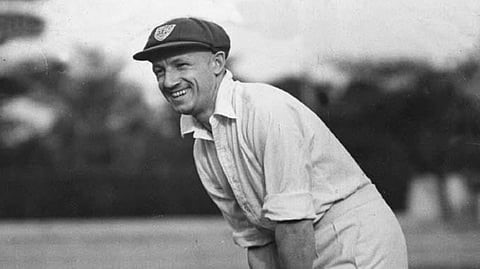 Bradman's baggy green from historic home series against India up for auction