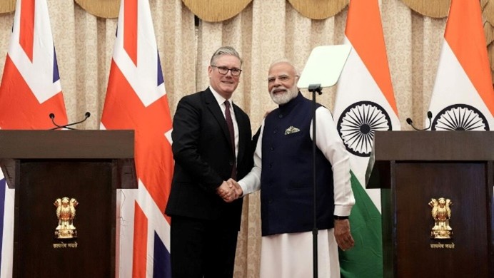 Modi-Starmer talks: India, UK elevate defence partnership with new military training pact