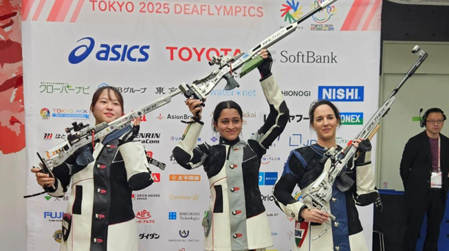 India Concludes Deaflympics Shooting Campaign with 16-Medal Haul in Tokyo