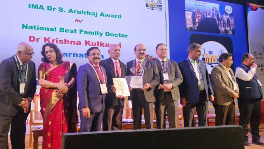 National Best Family Physician Award Conferred on Dr K.G. Kulkarni