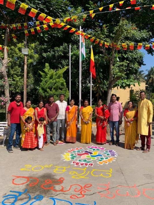 Grand Celebration of Kannada Rajyotsava at MC Sarovar Apartments
