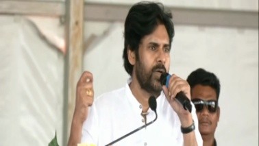 Pawan Kalyan attends birthday of former SC Judge Gopala Gowda, promises water for 3 districts
