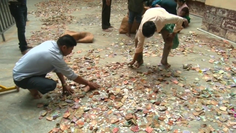 Rain Havoc at Yellamma Temple: Hundi Waterlogged, Offerings Soaked