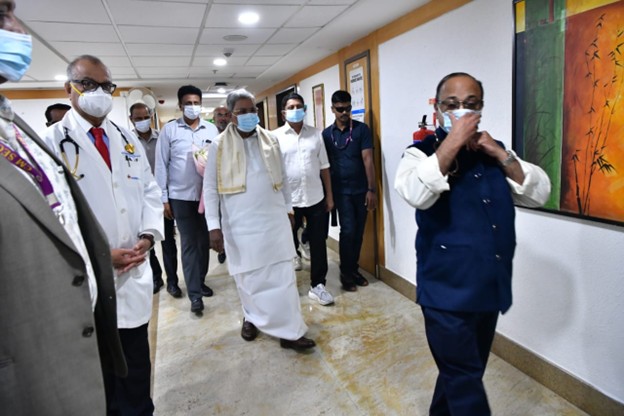 Karnataka Governor Gehlot hospitalised, CM visits him
