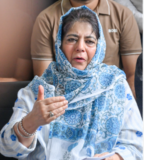 Mehbooba Urges Shah for Humanitarian View on Yasin Malik