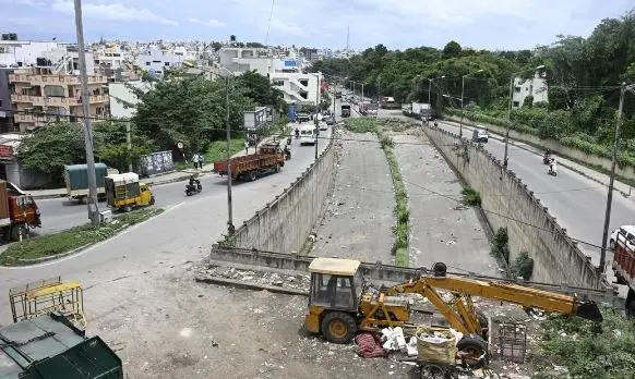 Work Resumes on Long-Stalled Kanteerava Studio Junction Underpass