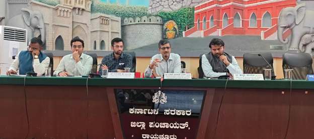 Raichur Officials review departmental progress