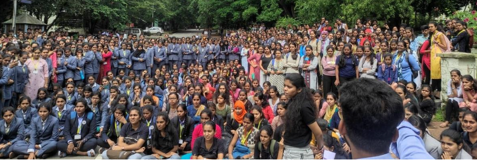 Students protest against VC at Kuvempu University