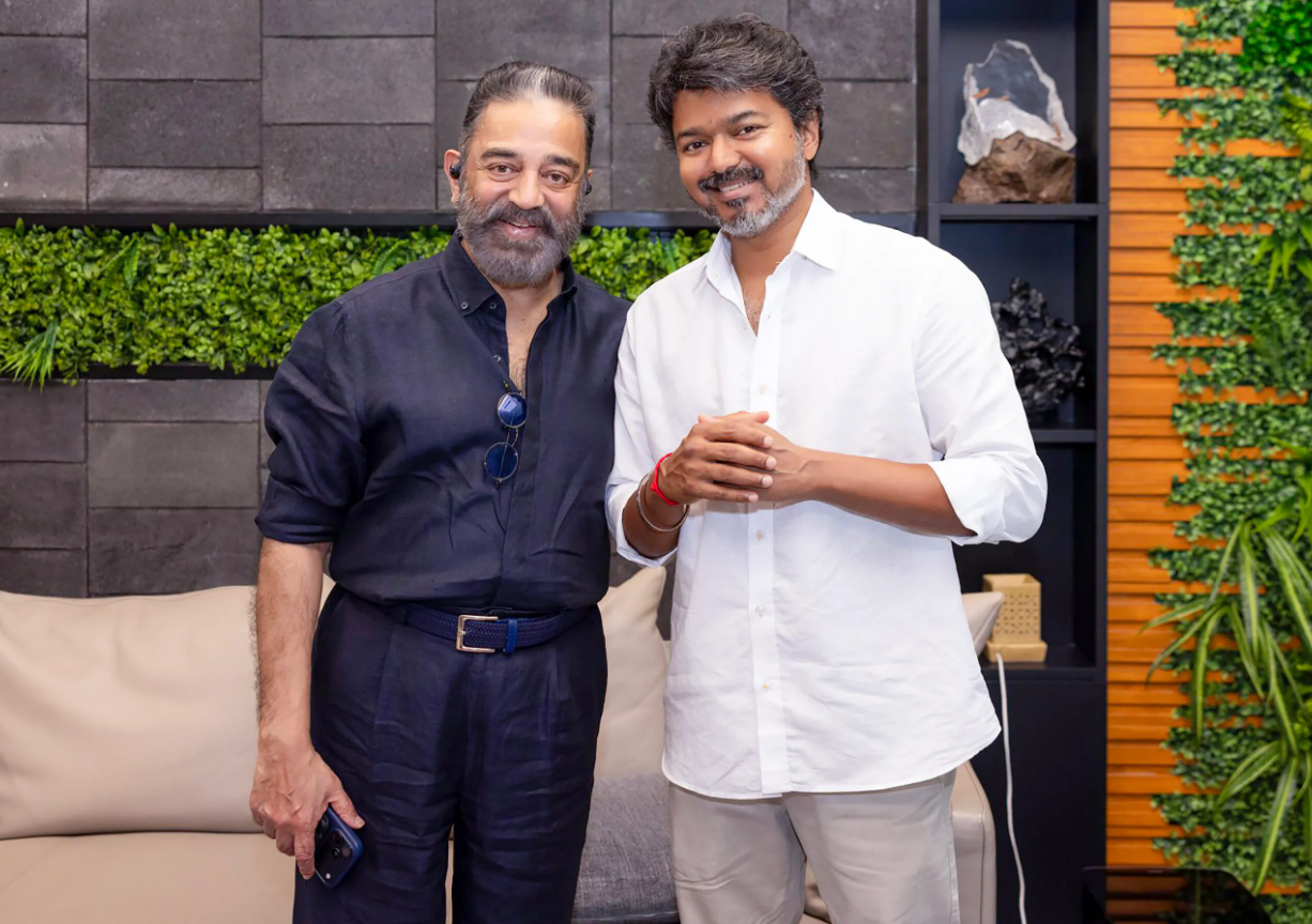 Kamal meets CM to secure Tamil cinema