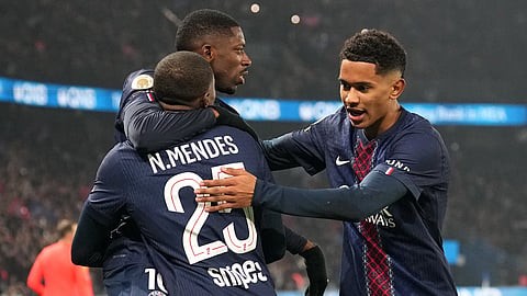 Dembélé stars as PSG crushes bitter rival Marseille 5-0 to regain top spot