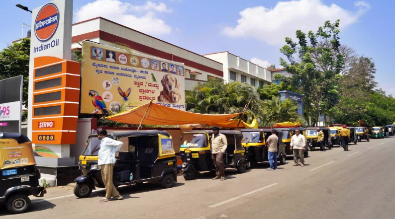 LPG shortage hits Mysuru auto drivers hard
