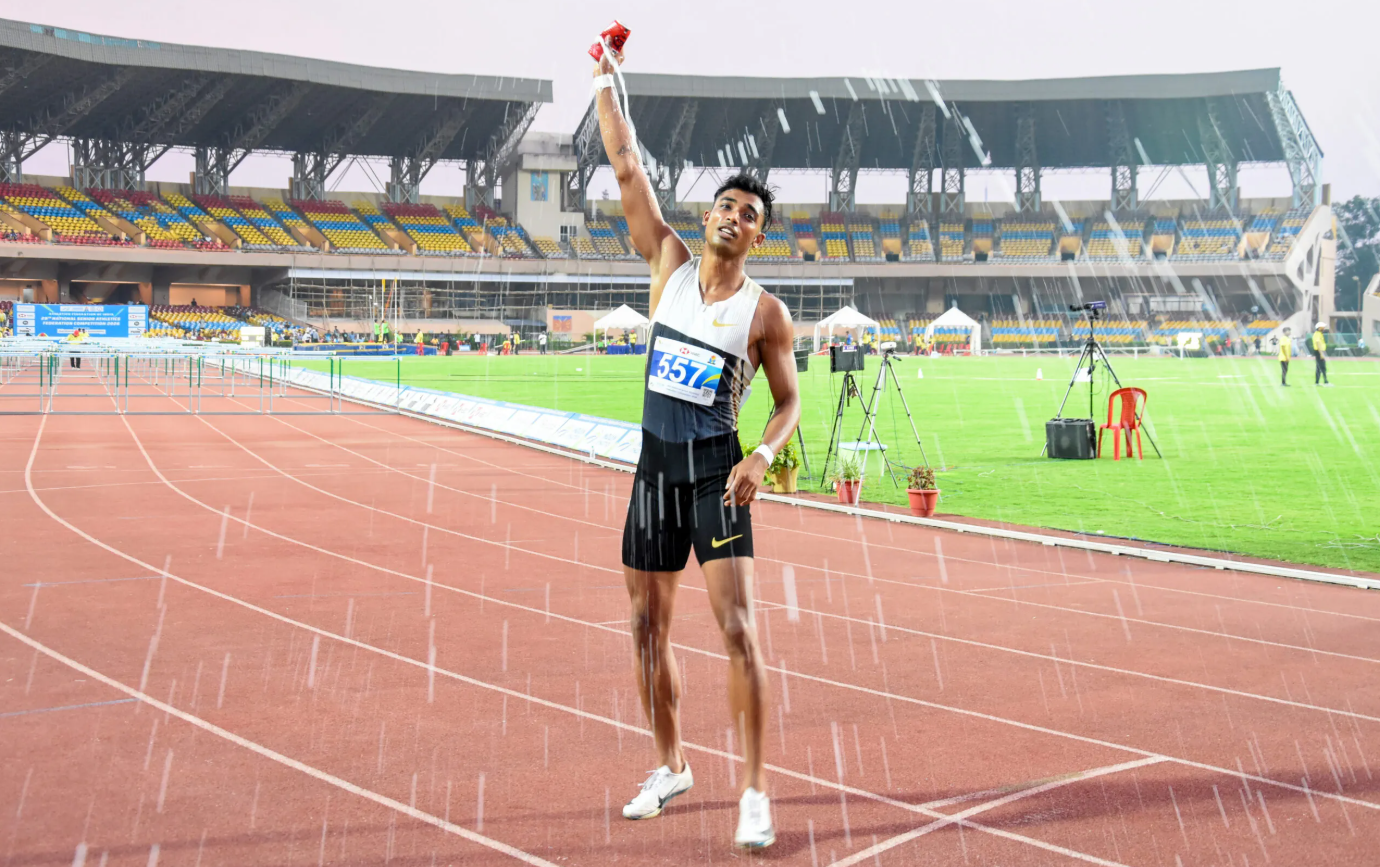 Tejas Shirse breaks Men's National Hurdles record
