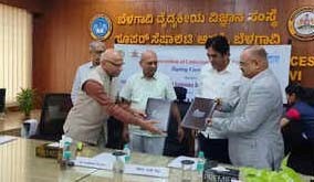KLE Society Signs MoU with BIMS to Operate Super Speciality Hospital