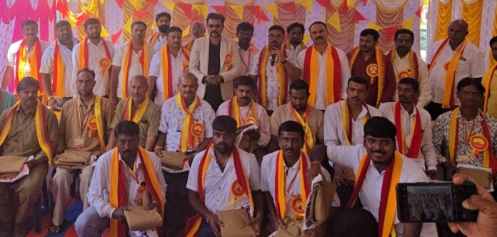 Grand Kannada Rajyotsava Celebration at Kaggalipura