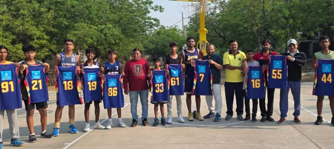 Sports kits distributed to district basketball team
