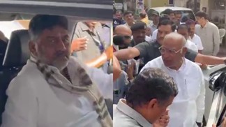 DKS–Kharge Car Meeting Fuels Power Tussle Talk in DelhiSlug: Power tussle
