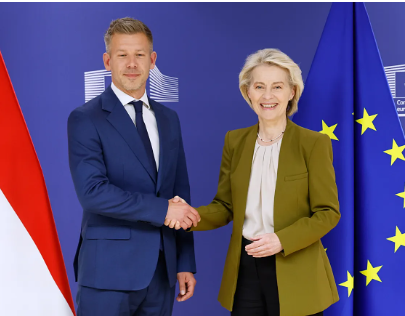 Von der Leyen discusses rule of law conditions
