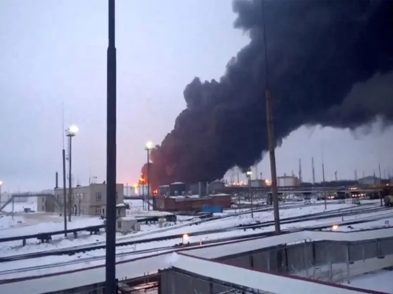 Ukrainian drones strike Russia’s Kirishi Oil refinery
