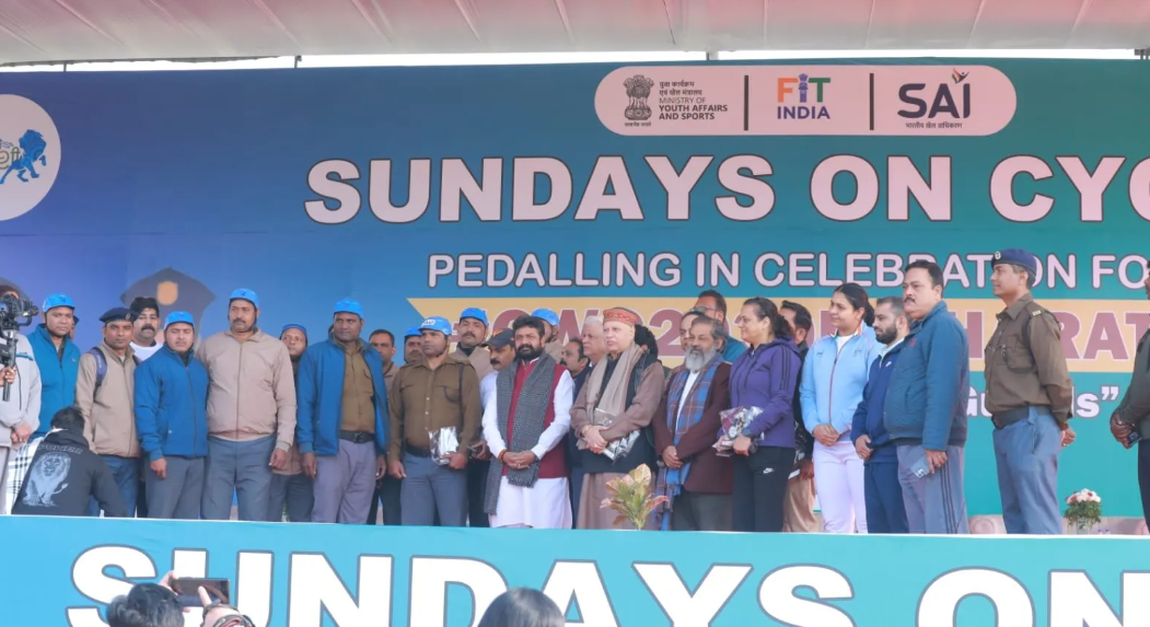 Fit India Sundays on Cycle Marks 52nd Edition with Grand Celebration