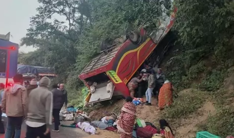 Nine Pilgrims Killed, 23 Injured as Bus Falls Into Gorge in Alluri Sitharamaraju District