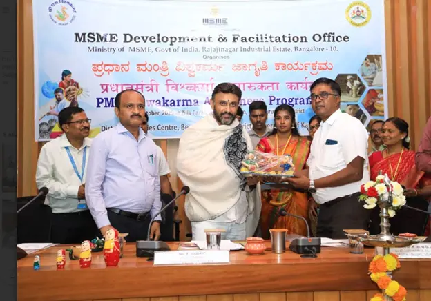 Vishwakarma Scheme AwarenessMP Sudhakar urges artisans to utilize PM Vishwakarma scheme
