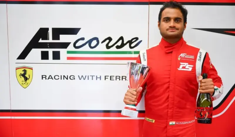Raghunathan clinches runner-up title in Italian GT PRO-AM Endurance Championship