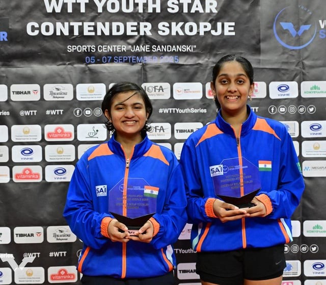Ananya, Divyanshi win gold in doubles final