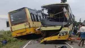 12 killed, 40 injured as govt buses crash head-on in TN's Sivaganga