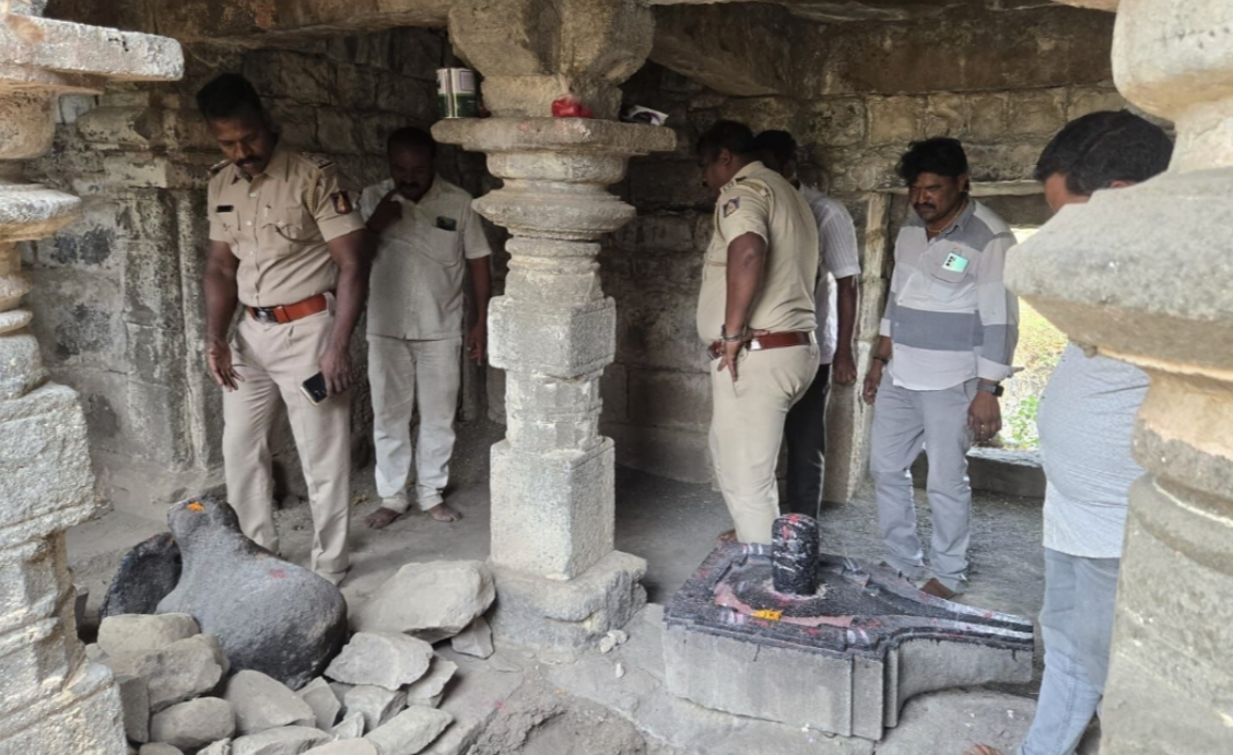 Temple Vandalised During Treasure Hunt