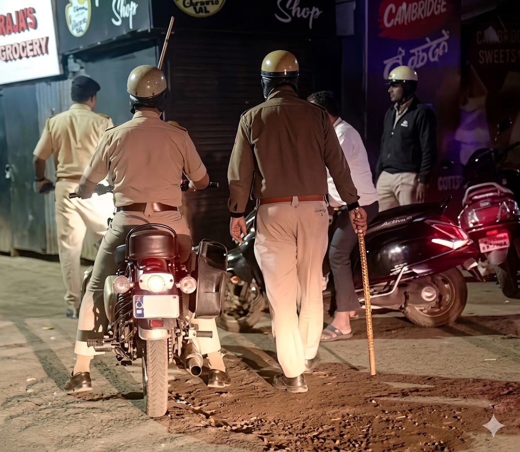 Night patrol conducted to boost public confidence
