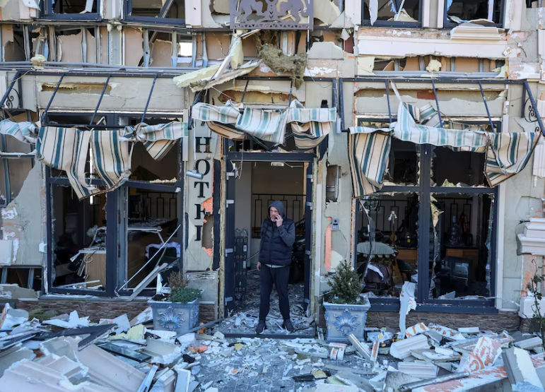 Russian drone attack on Odesa wounds 14: Officials