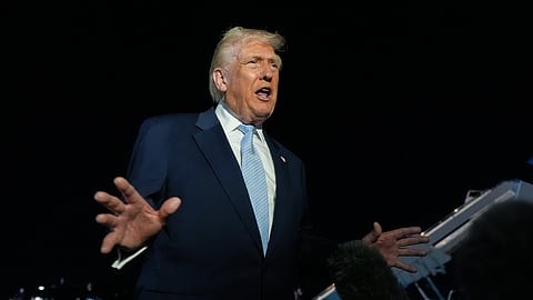 Trump warns of harsh US sanctions on nations trading with Russia