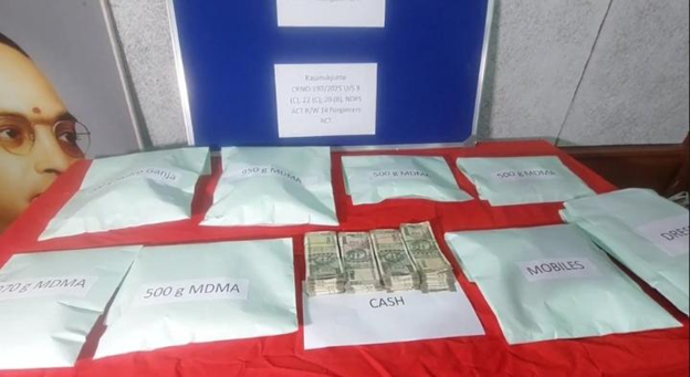 Student, peddlers held in Bengaluru drug bust