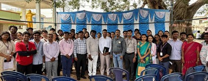 Education Meets Community: Kristu Jayanti Media Students Explore Rural Realities in Lingapura