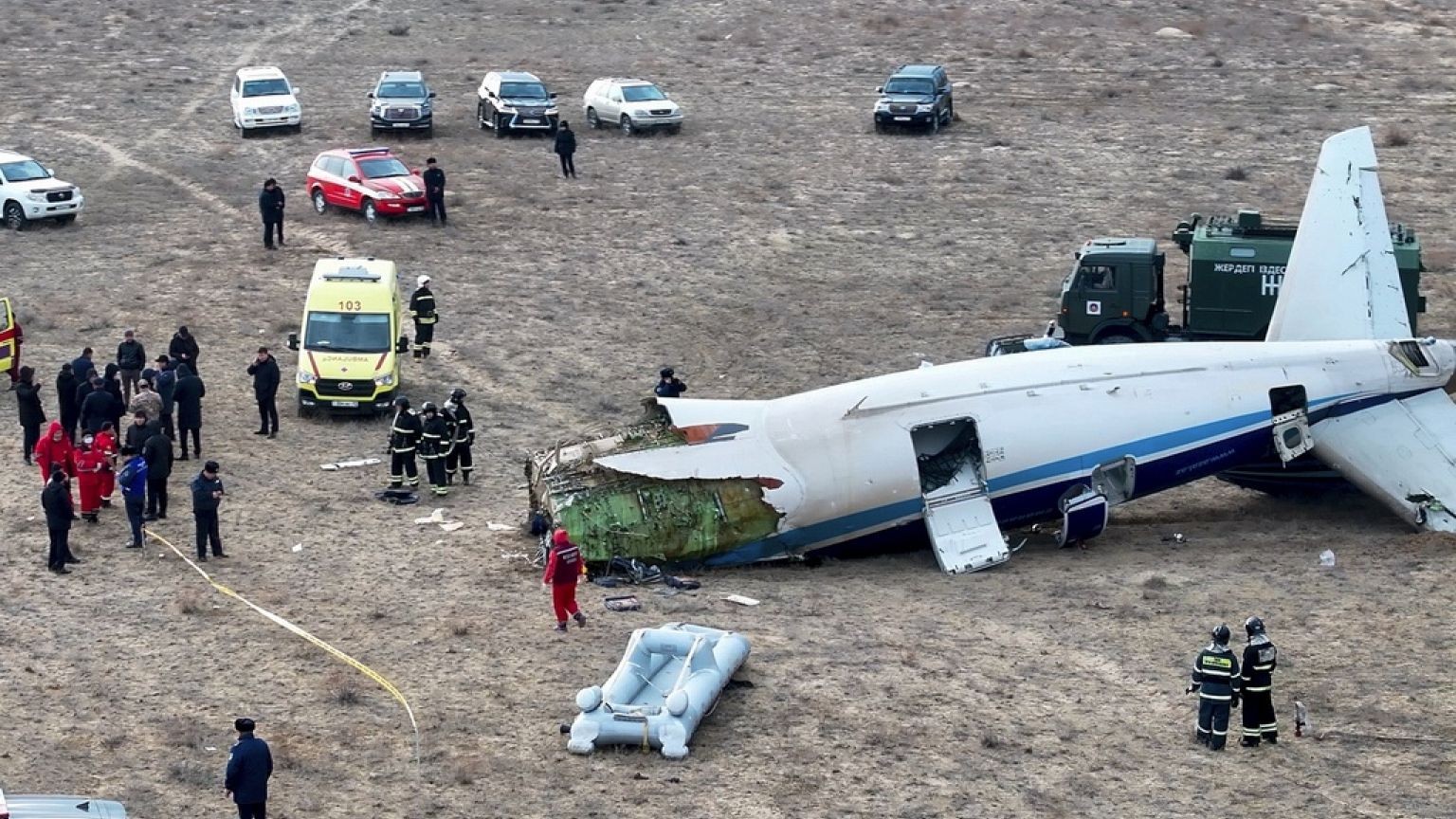 Kazakhstan plane crash kills two, probe launched