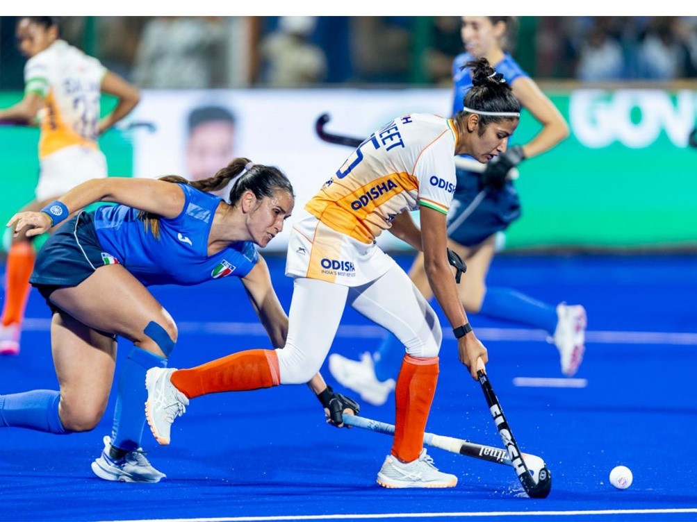 Hockey star Navneet credits team for win